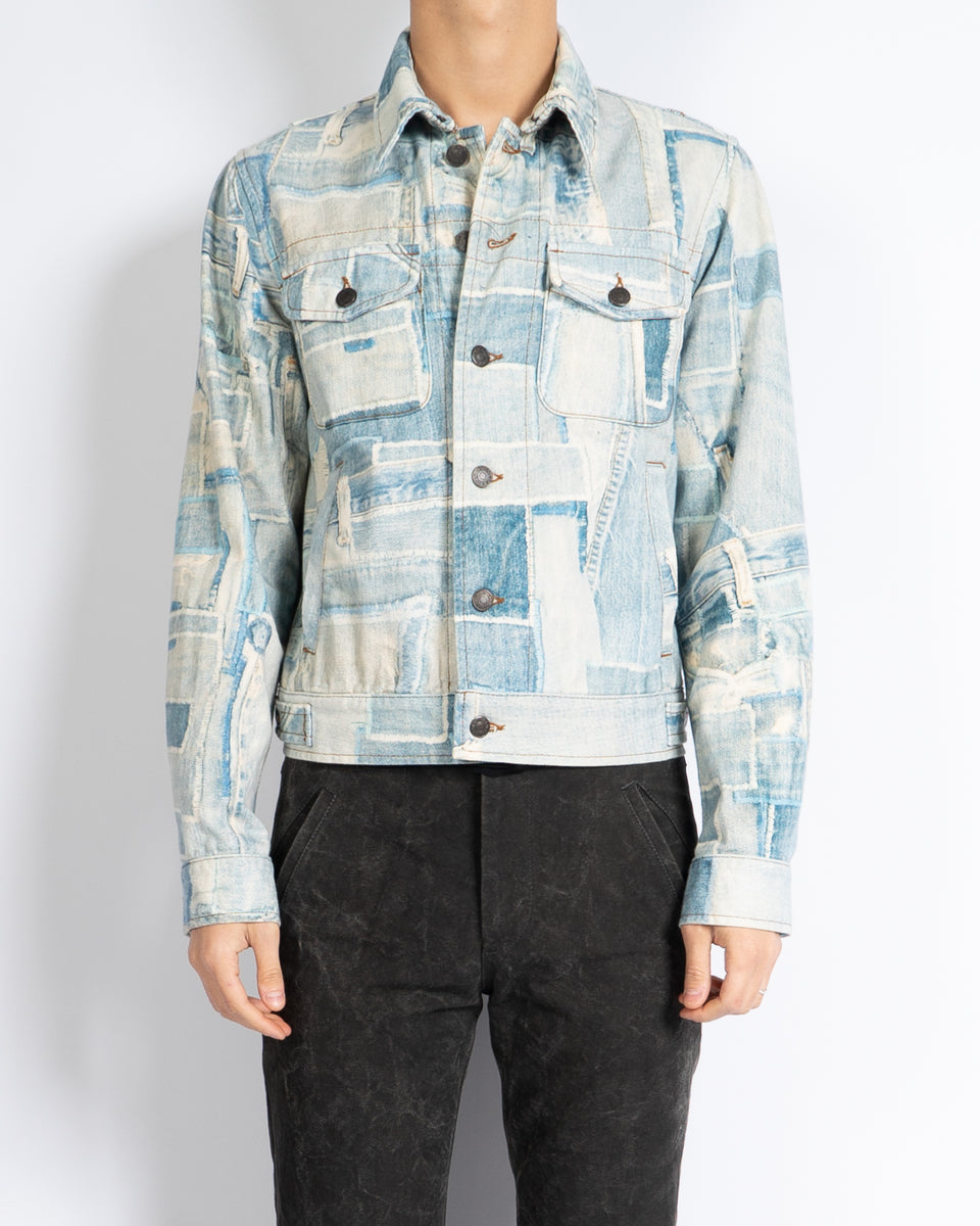 SS17 Patchwork Denim Jacket – Backyardarchive