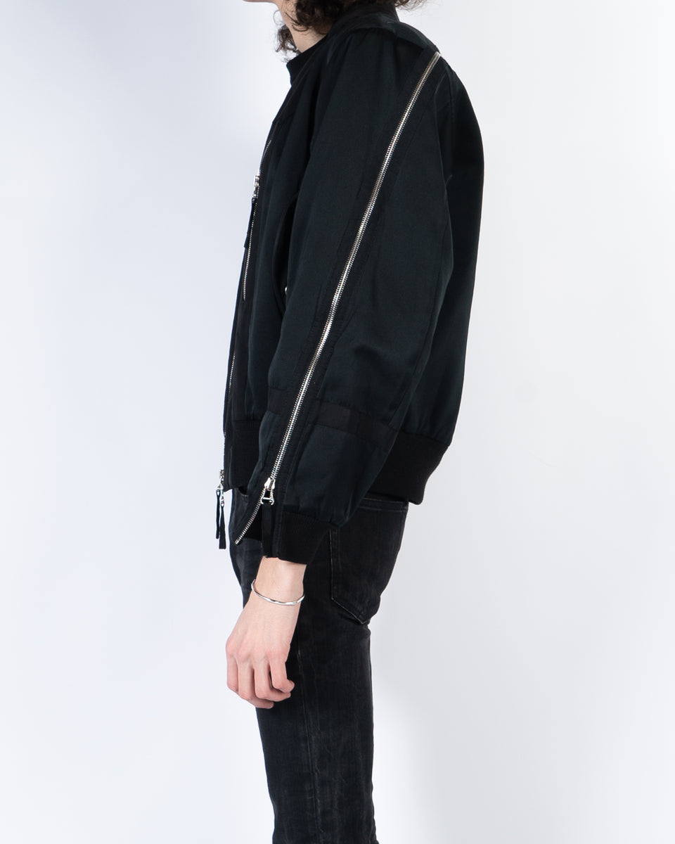 Dries van noten store back zip bomber