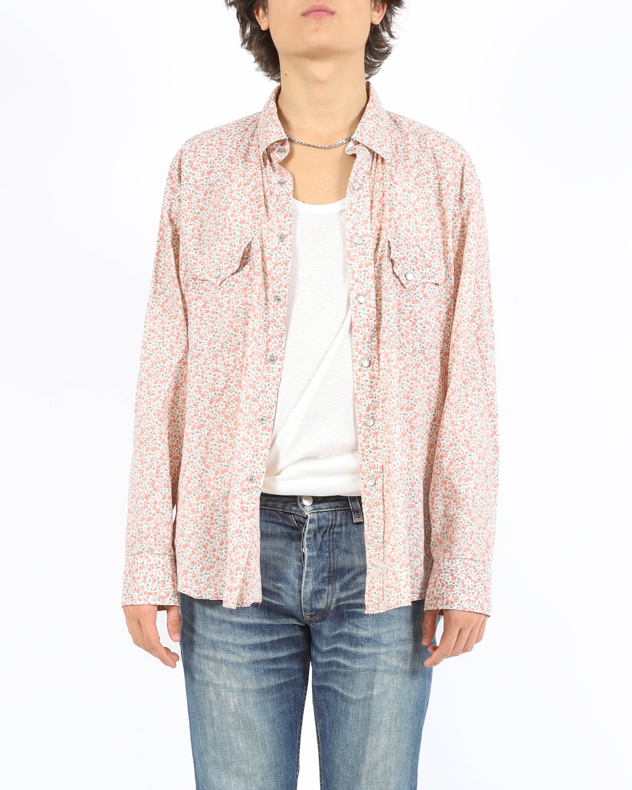 SS16 Western Shirt in Floral Cotton