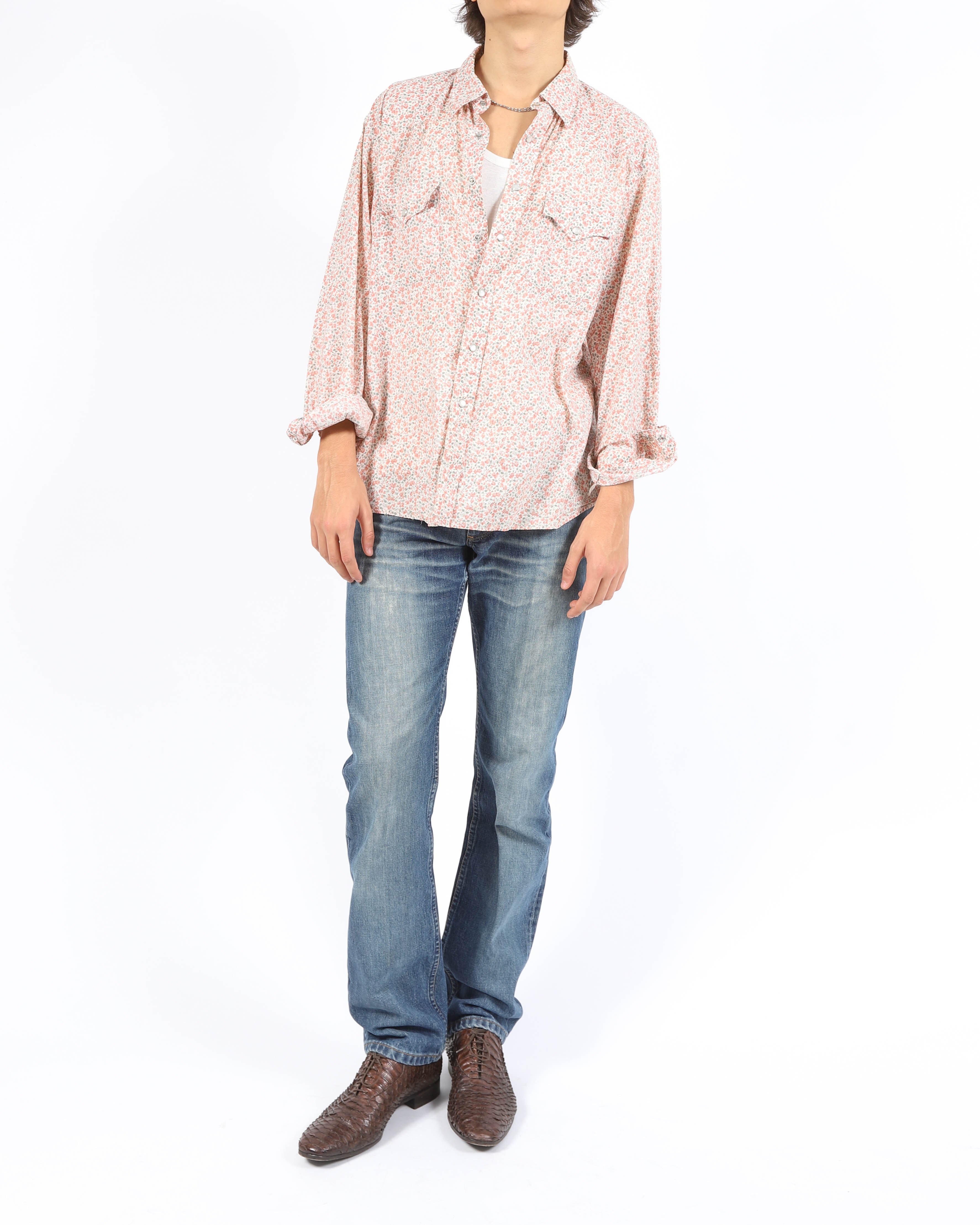 SS16 Western Shirt in Floral Cotton