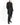 SS16 Kimono Coat in Black Coated Linen