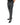 SS19 Flared Lasercut Trousers in Black Leather