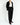 SS18 Satin Waistband Relaxed Black Wool Trousers