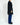 SS09 Blue Open Suede Coat
