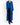 Blue Elastic Waistband Velvet Trousers
