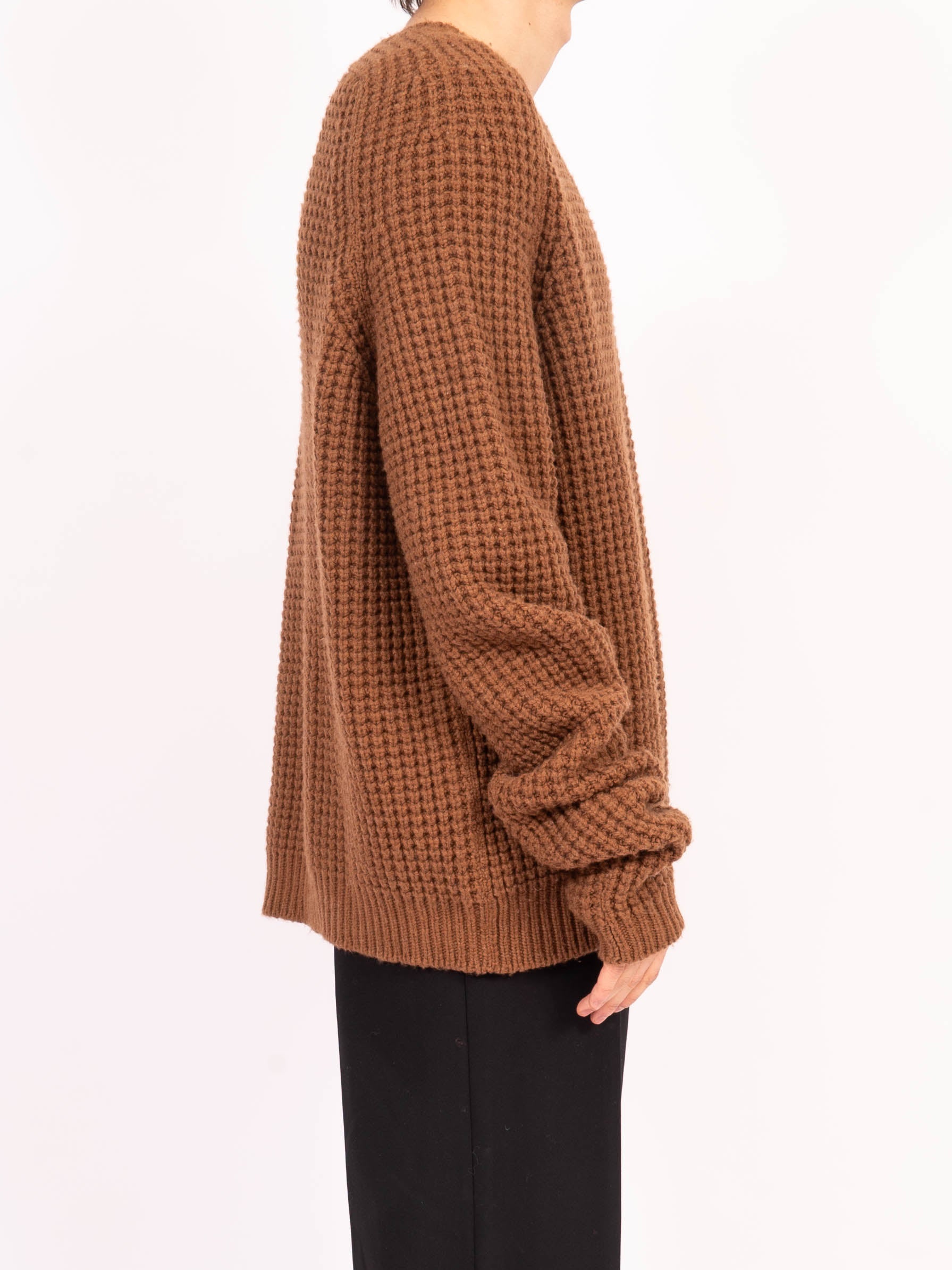 FW15 Brown Waffle Knit