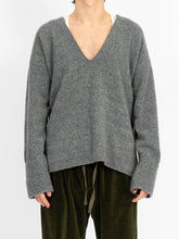 Load image into Gallery viewer, SS16 Relaxed V-Neck Knit Grey
