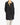 SS17 Satin Collar Raglan Coat in Black Boucle Wool
