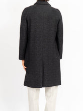 Load image into Gallery viewer, SS17 Raglan Coat Black Boucle