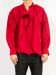 FW19 Red Drape Shirt