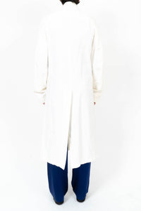 SS17 White Linen Coat