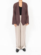 Load image into Gallery viewer, FW09 Purple Silk Kimono Shirt