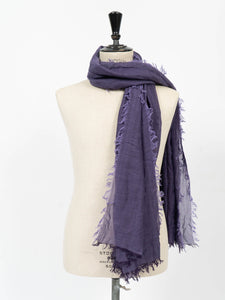 Purple Wool Scarf