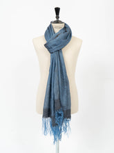 Load image into Gallery viewer, SS14 Blue Lightweight Wool Scarf