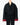 FW19 Embroidered Sleeves Cropped Overcoat in Black Wool