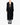 FW11 Black Unstructured Longcoat in Black Wool with Satin Shawl Collar