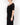 FW13 Wide Neck Ribbed T-Shirt in Black Cotton