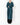 FW11 Unstructured Long-Coat in Blue Textured Viscose