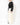 FW15 Oversized Pleated Skirt in White Viscose