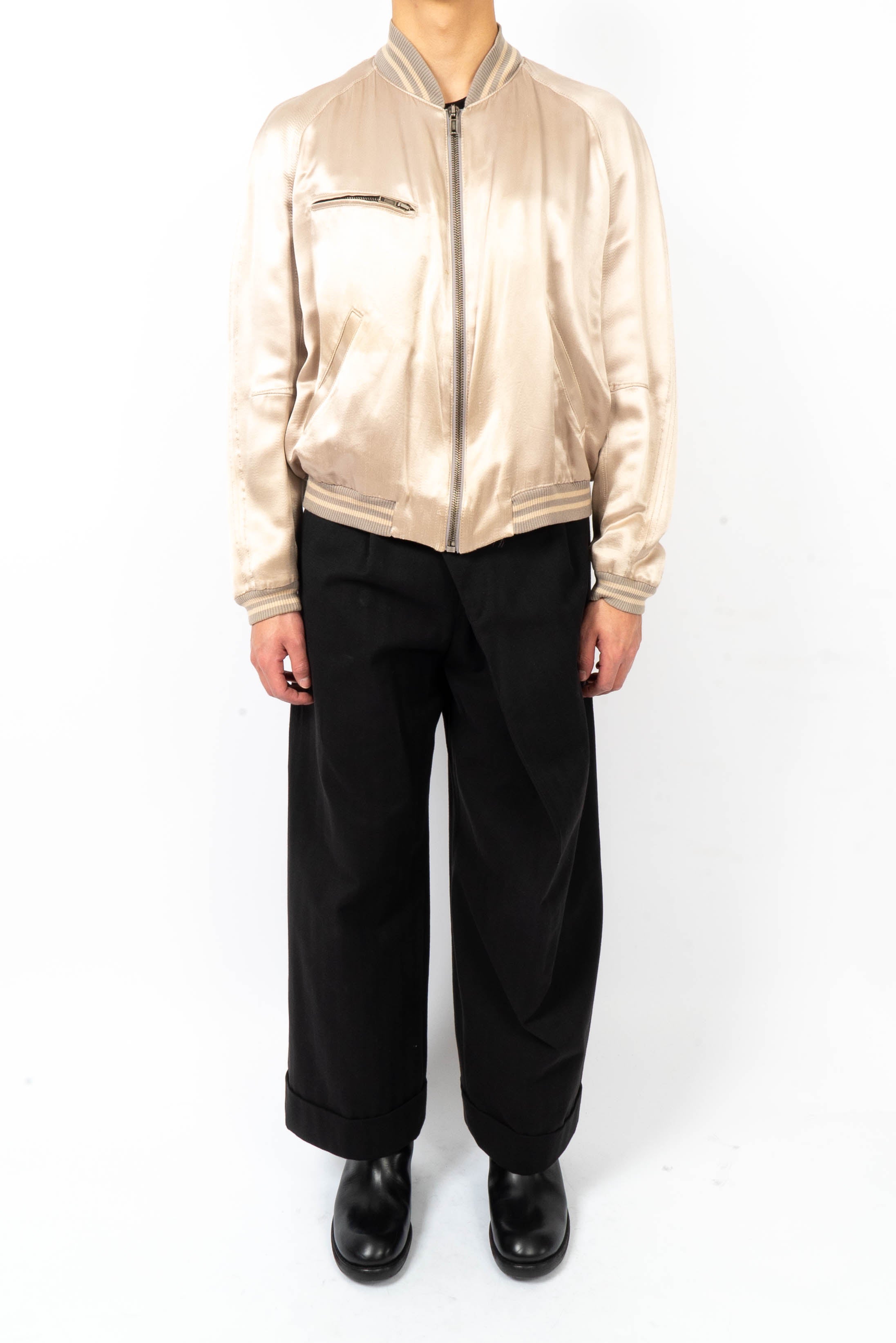 SS15 Pale Amorpha Silk Bomber