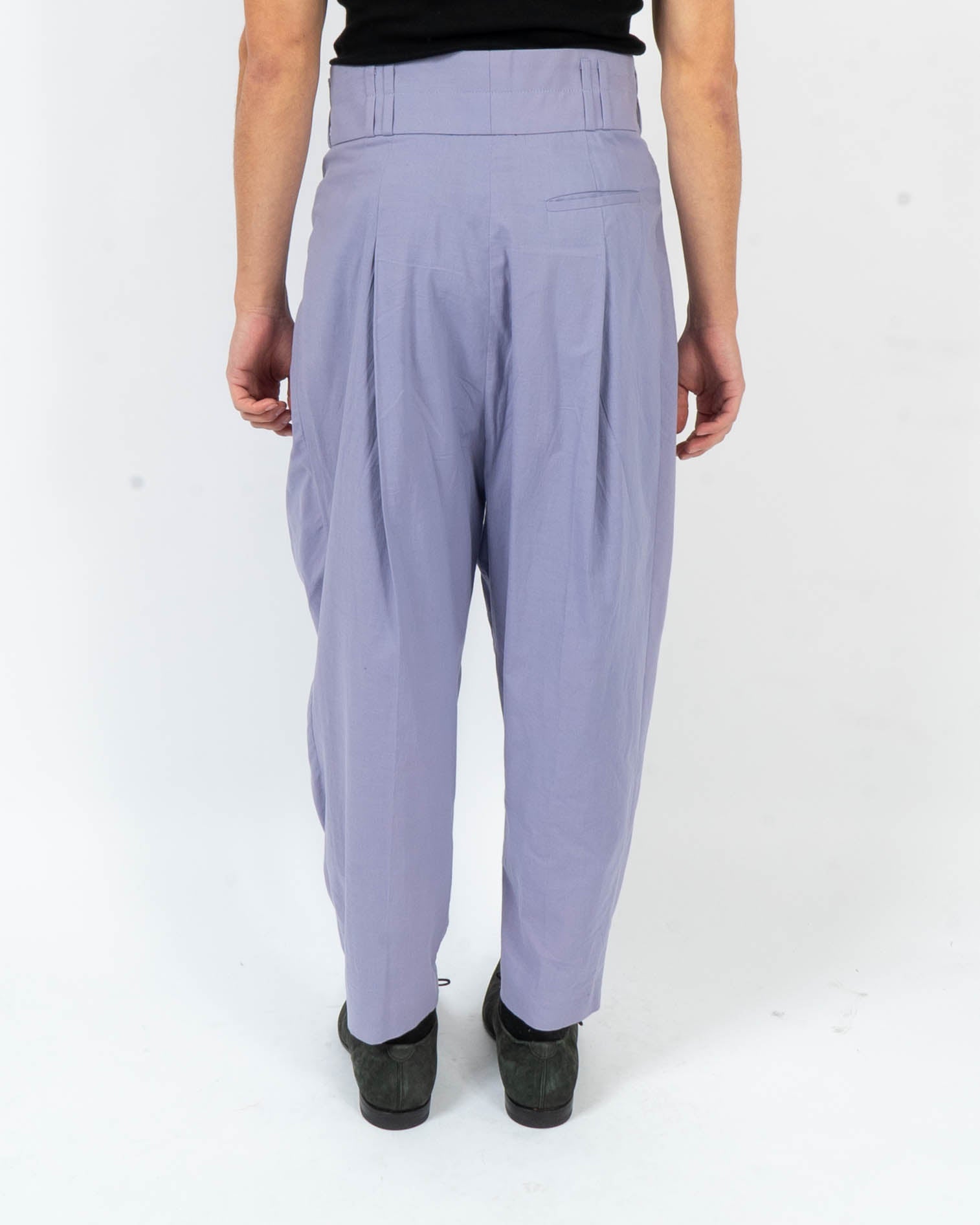 SS18 Lilac Pleated Trousers