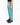 FW20 Contrasting Waistband Trousers in Turquoise Velvet