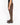 SS18 Pleated Tapered Trousers in Brown Cotton