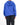 SS18  Oversized Zip-Hoodie With Pocket in Blue Perth Cotton