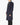 SS18 Leather Trimmed Coat in Navy Wool