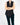 SS12 Sleeveless Drape Shirt in Black Silk