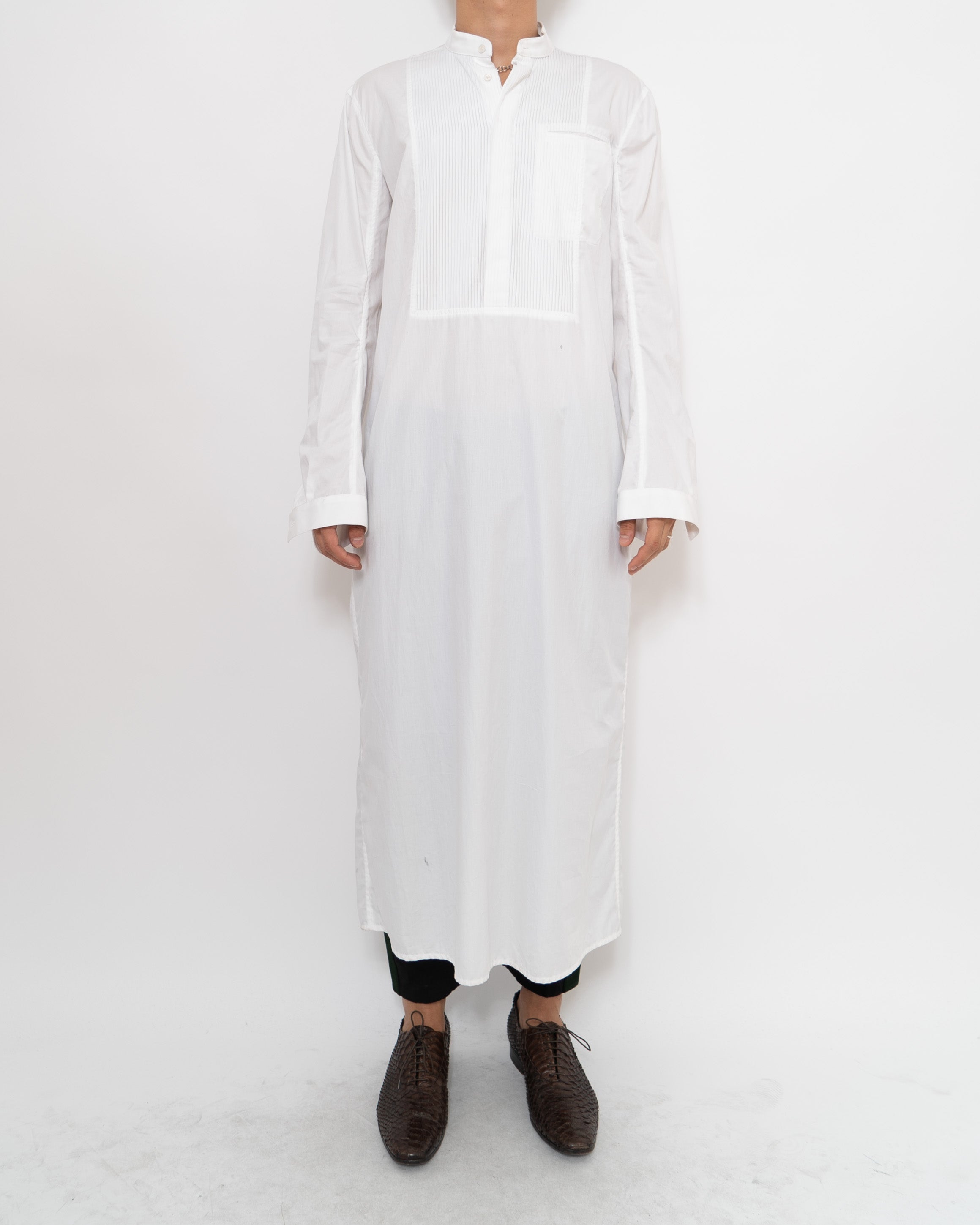 FW14 Byron White Plisse Caftan 1of1 Sample