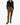 Black Cropped Perth Bomber Jacket