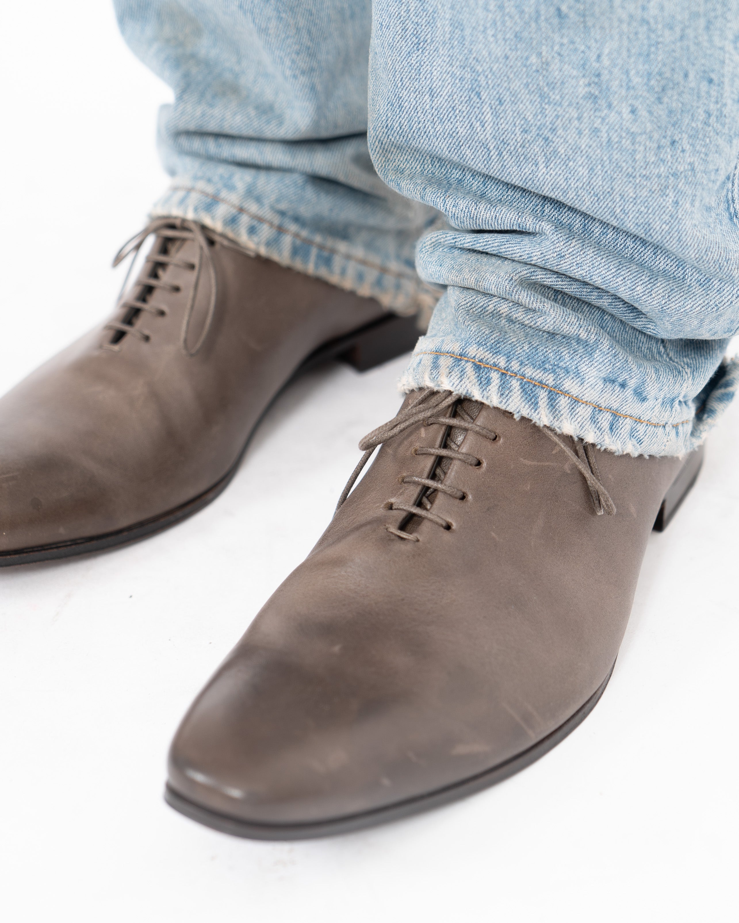 SS15 Chocolate Brown Leather Derbies