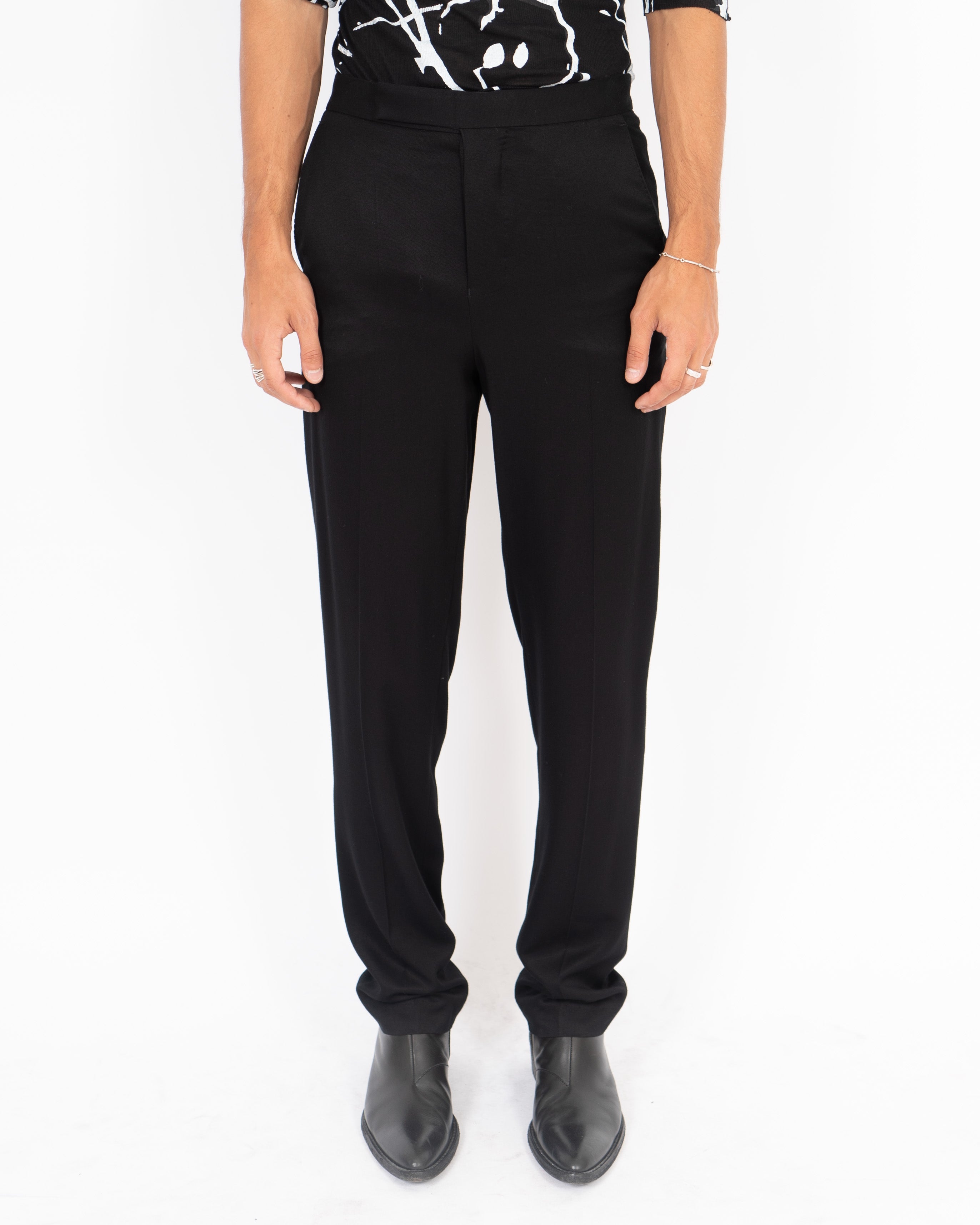 HAIDER ACKERMANN 16SS PATCHWORK TROUSERS-