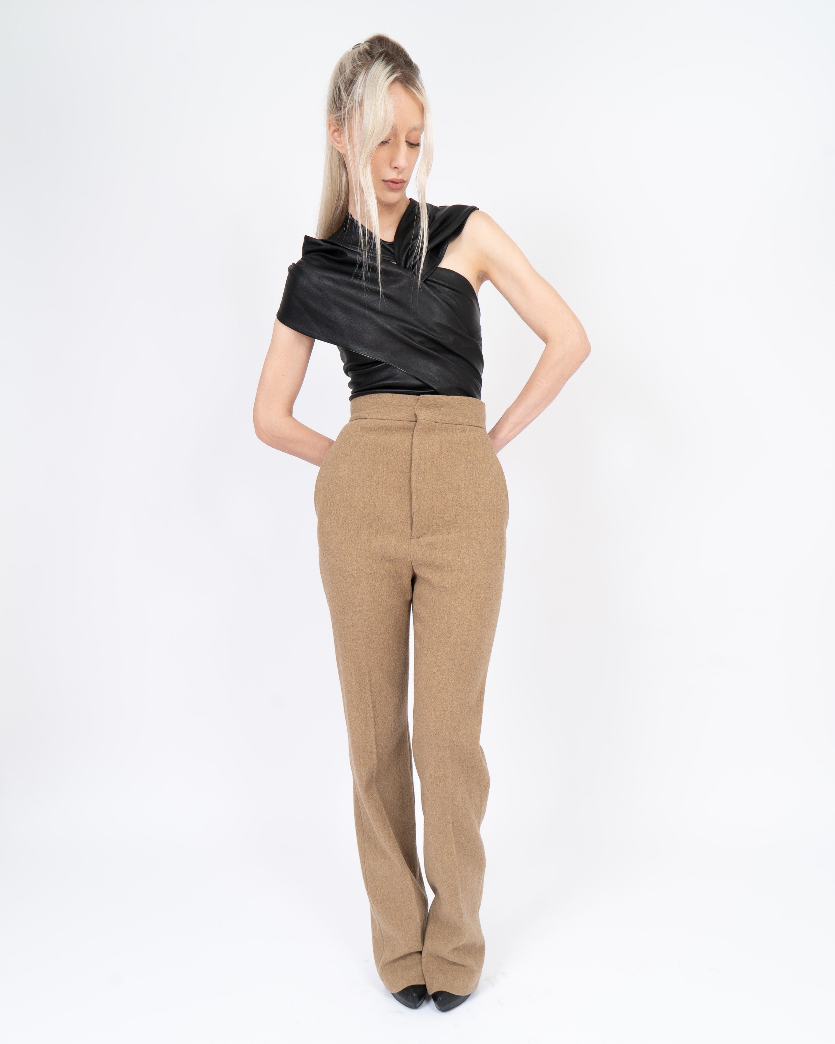 FW20 Brown Wool Trousers