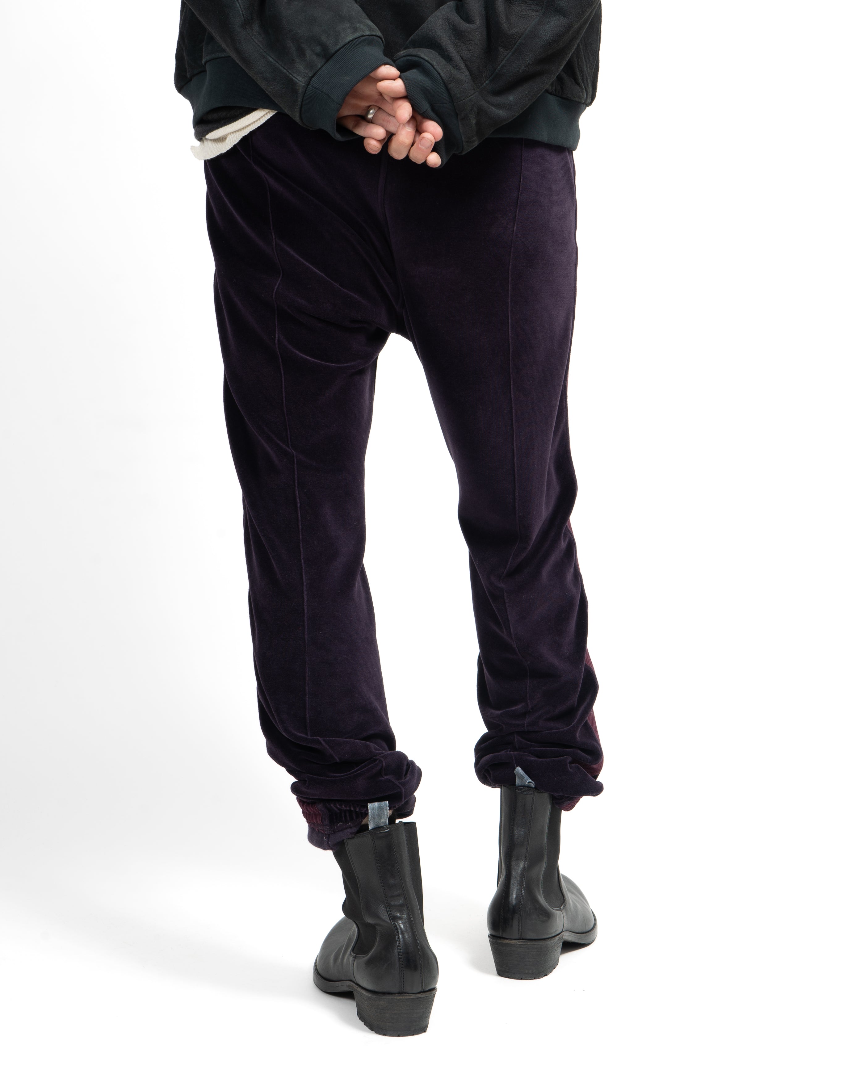 FW15 Tailored Sweatpants in Purple Velvet