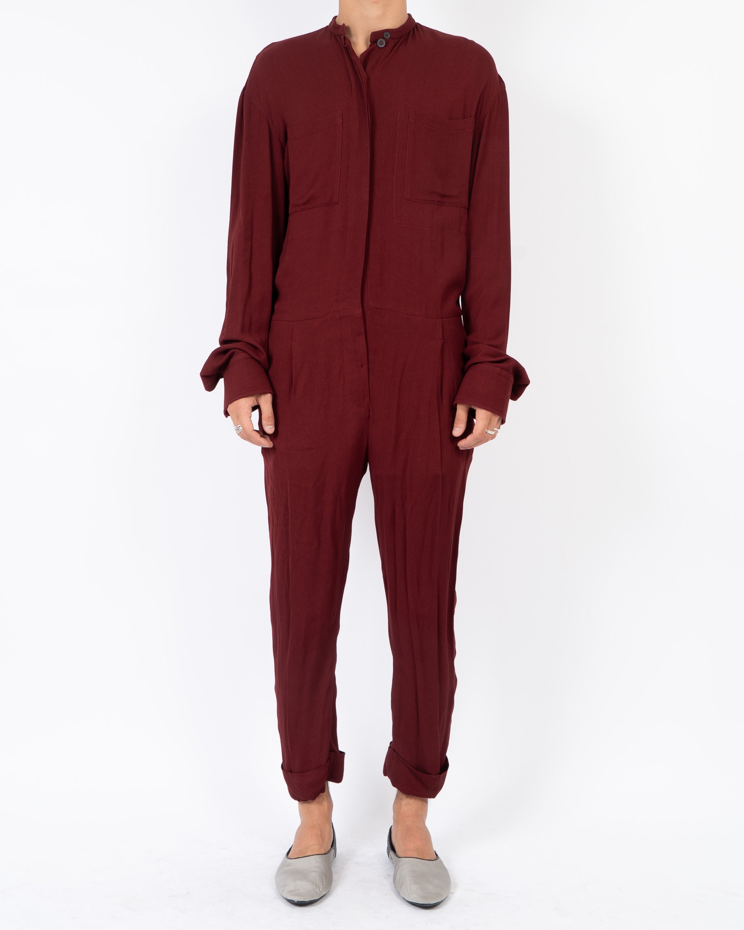 FW17 Burgundy Durero Jumpsuit