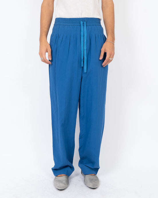 SS19 Brighton Blue Darted Trousers Sample