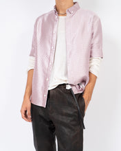 Load image into Gallery viewer, SS17 Pink Silk Inside Out Jacquard Shirt
