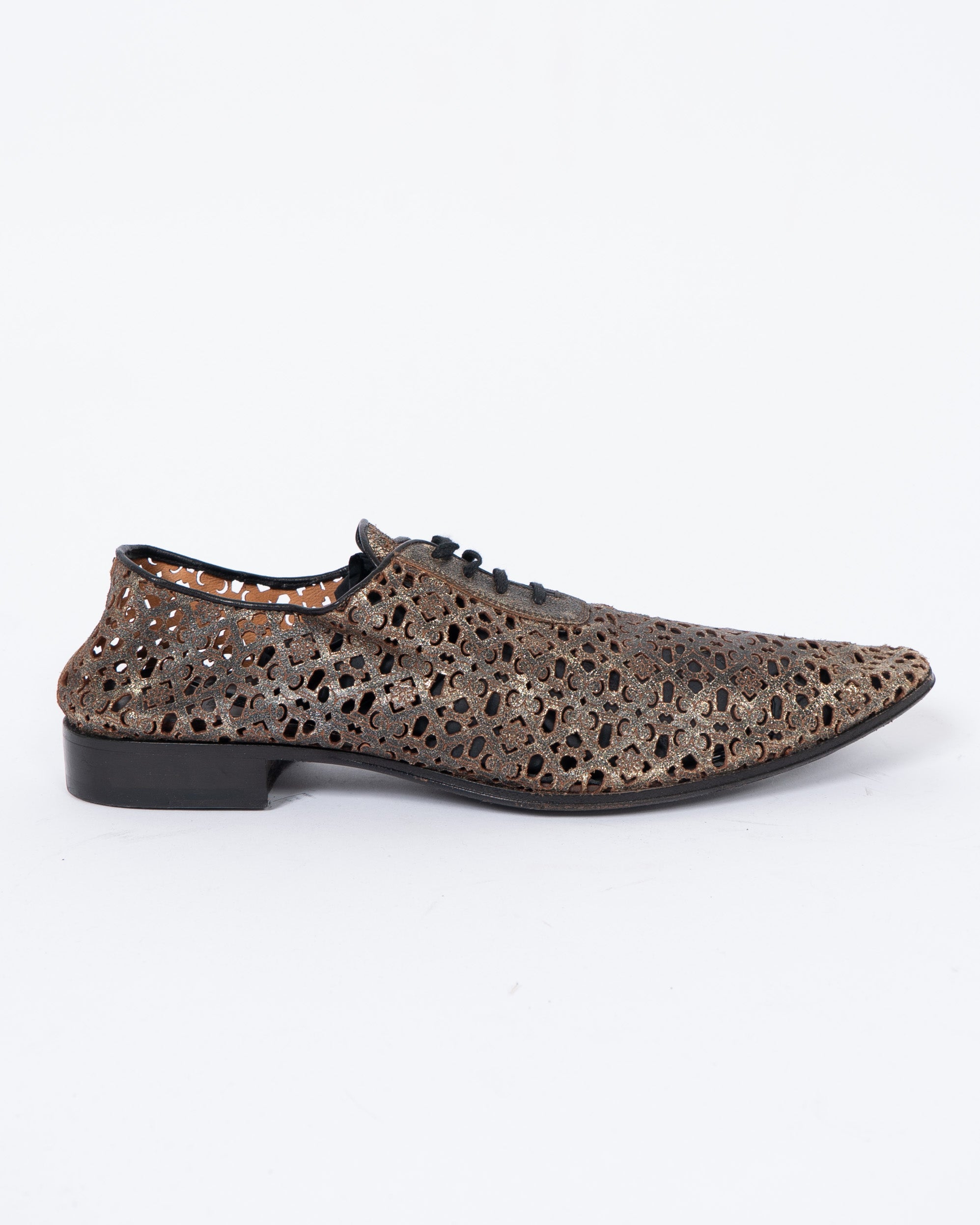 SS14 Glitter Lasercut Derbies