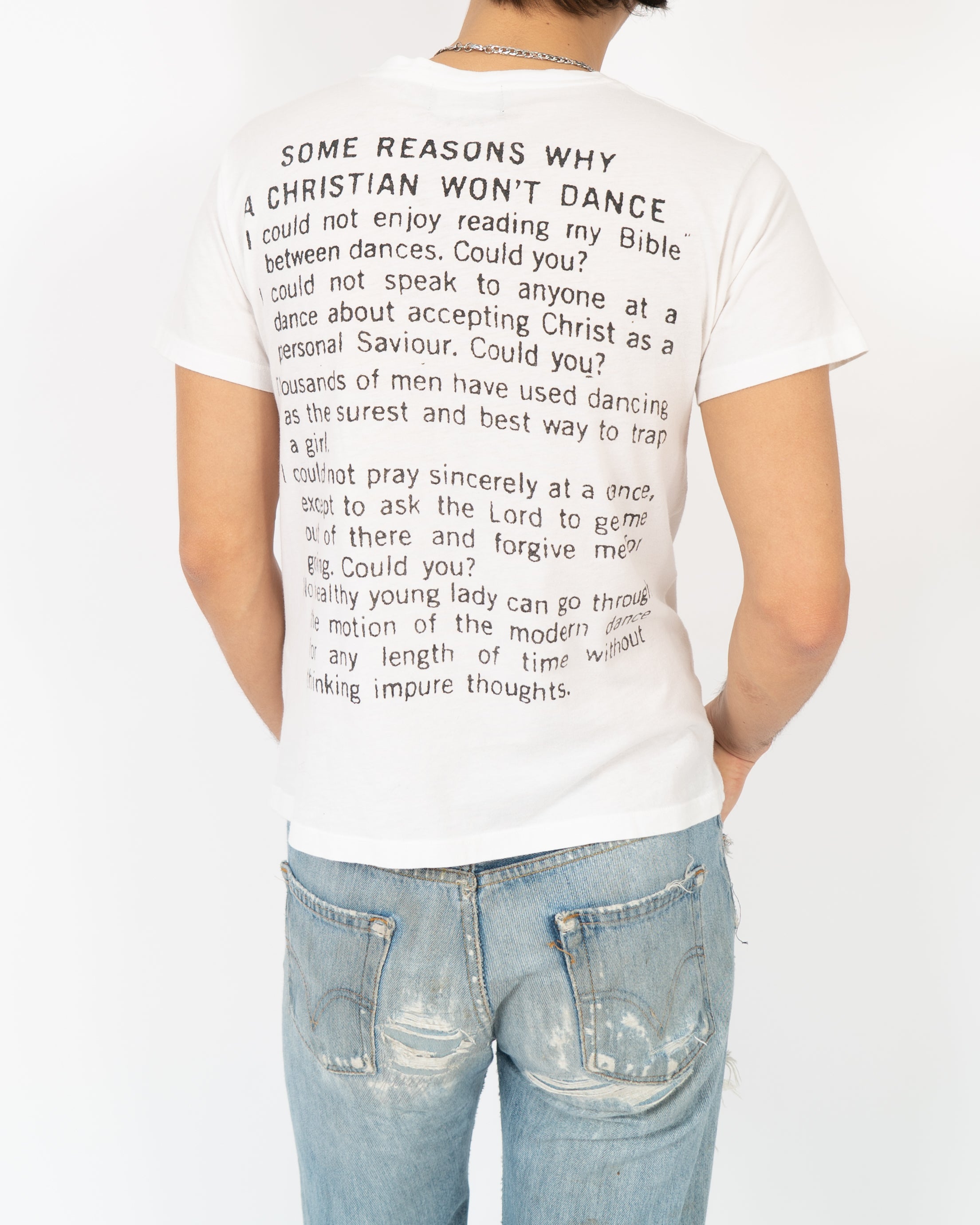 SS20 Some Reasons Why A Christian Won't Dance T-Shirt