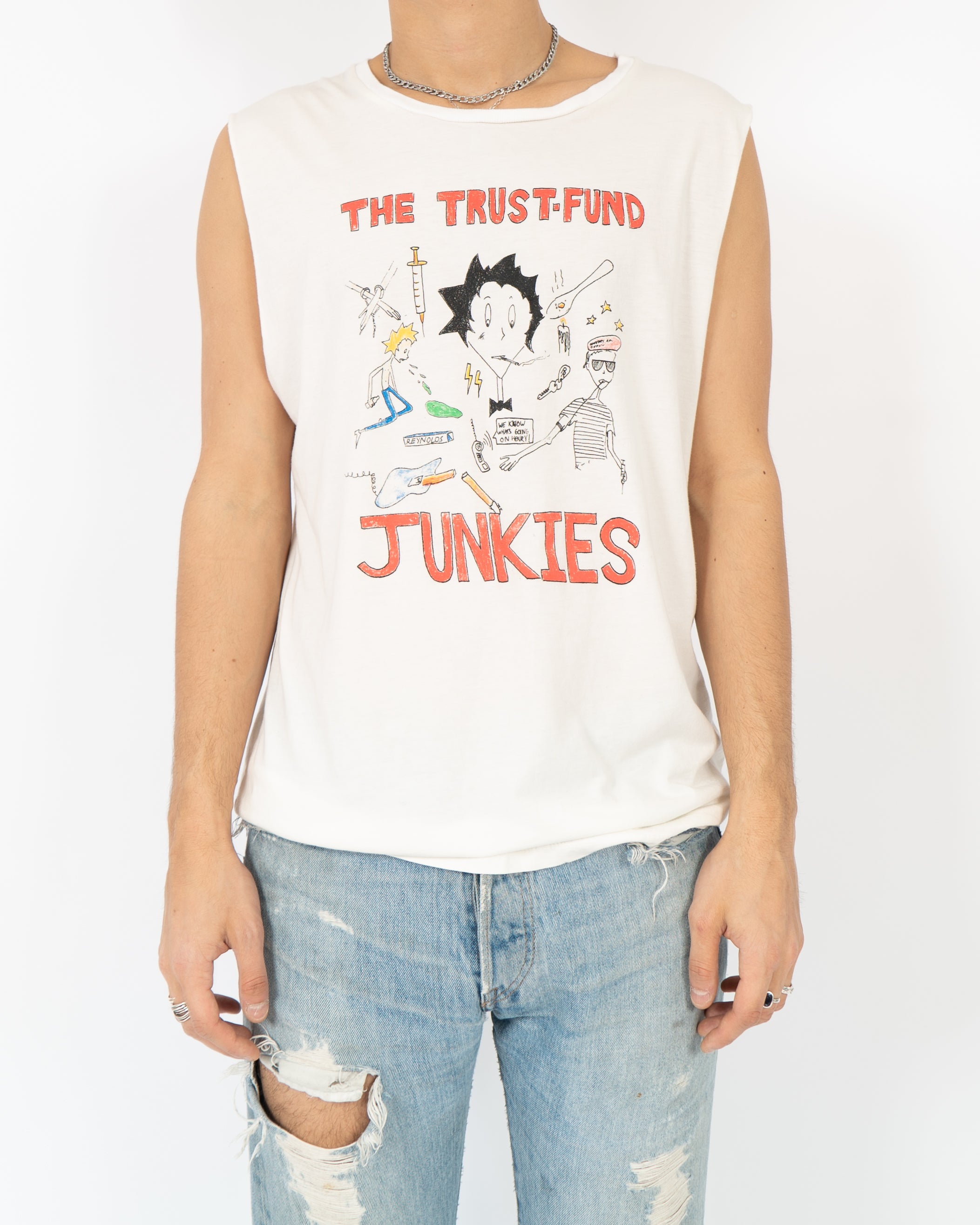 The Trust-Fund Junkies Sleeveless T-Shirt