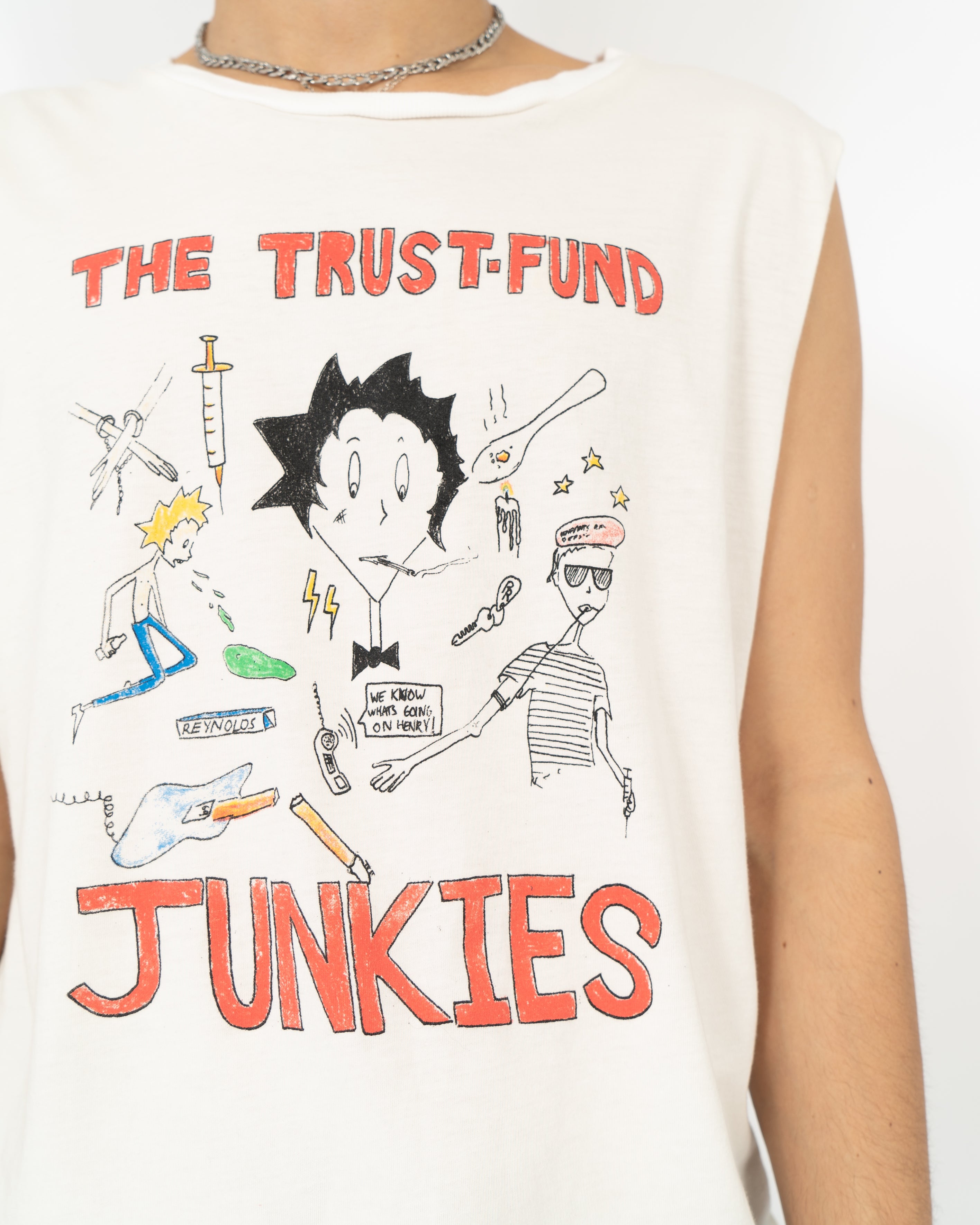 The Trust-Fund Junkies Sleeveless T-Shirt