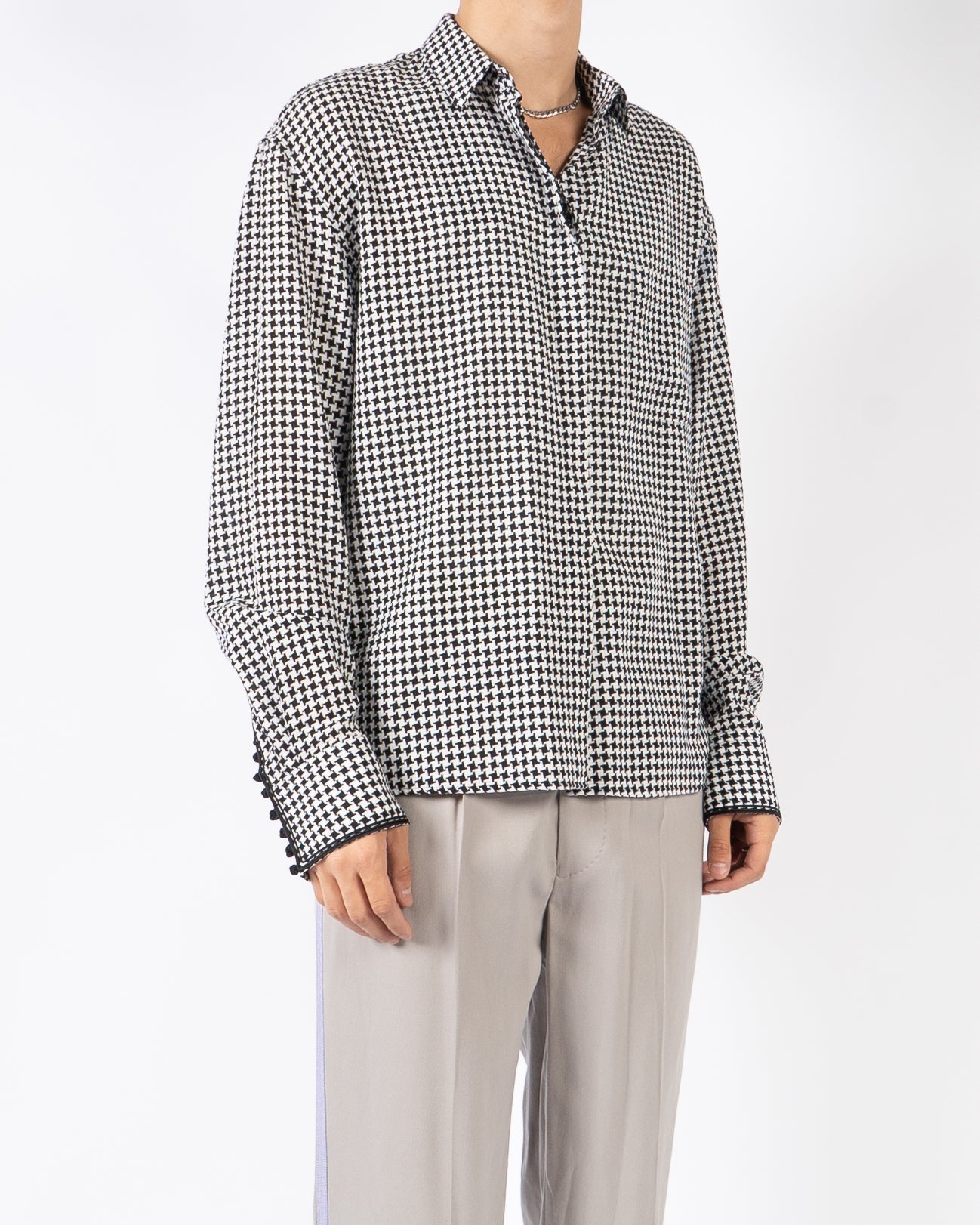 SS19 Houndstooth Cotton Shirt