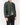 SS15 Boxy College Bomber in Green Linen