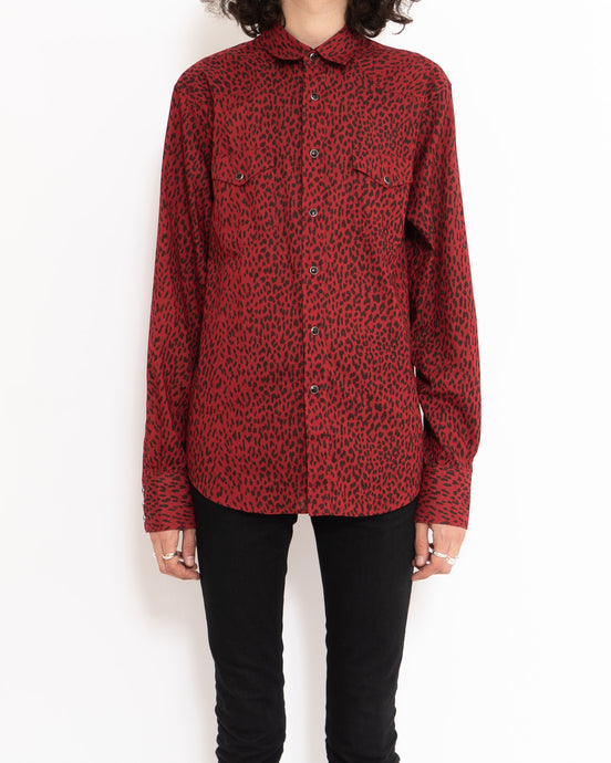 SS16 Red Babycat Western Shirt