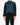 SS20 Cropped Distressed Jacket in Blue & Black Taroni Silk