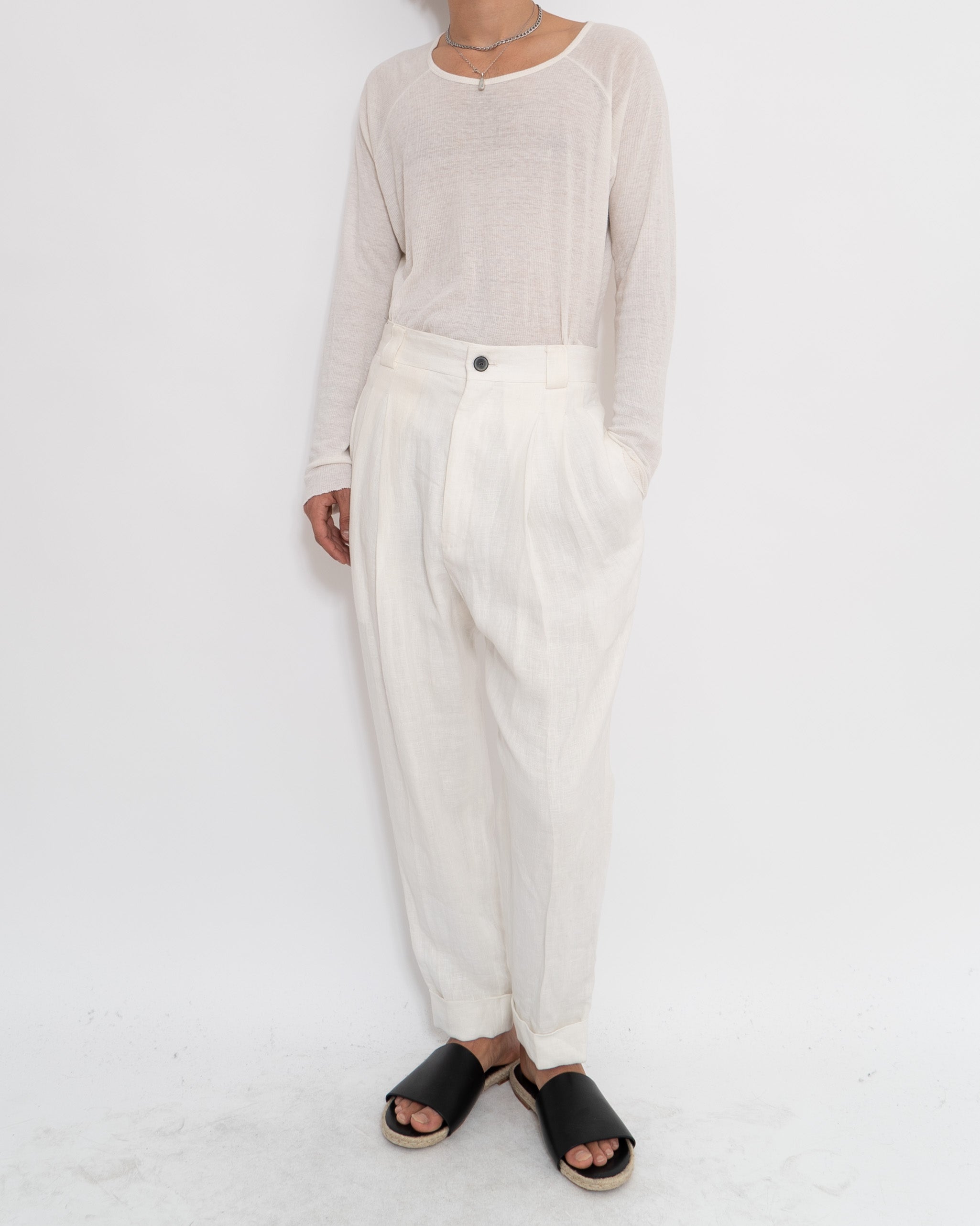 SS17 Agrippina Ivory Trousers Sample