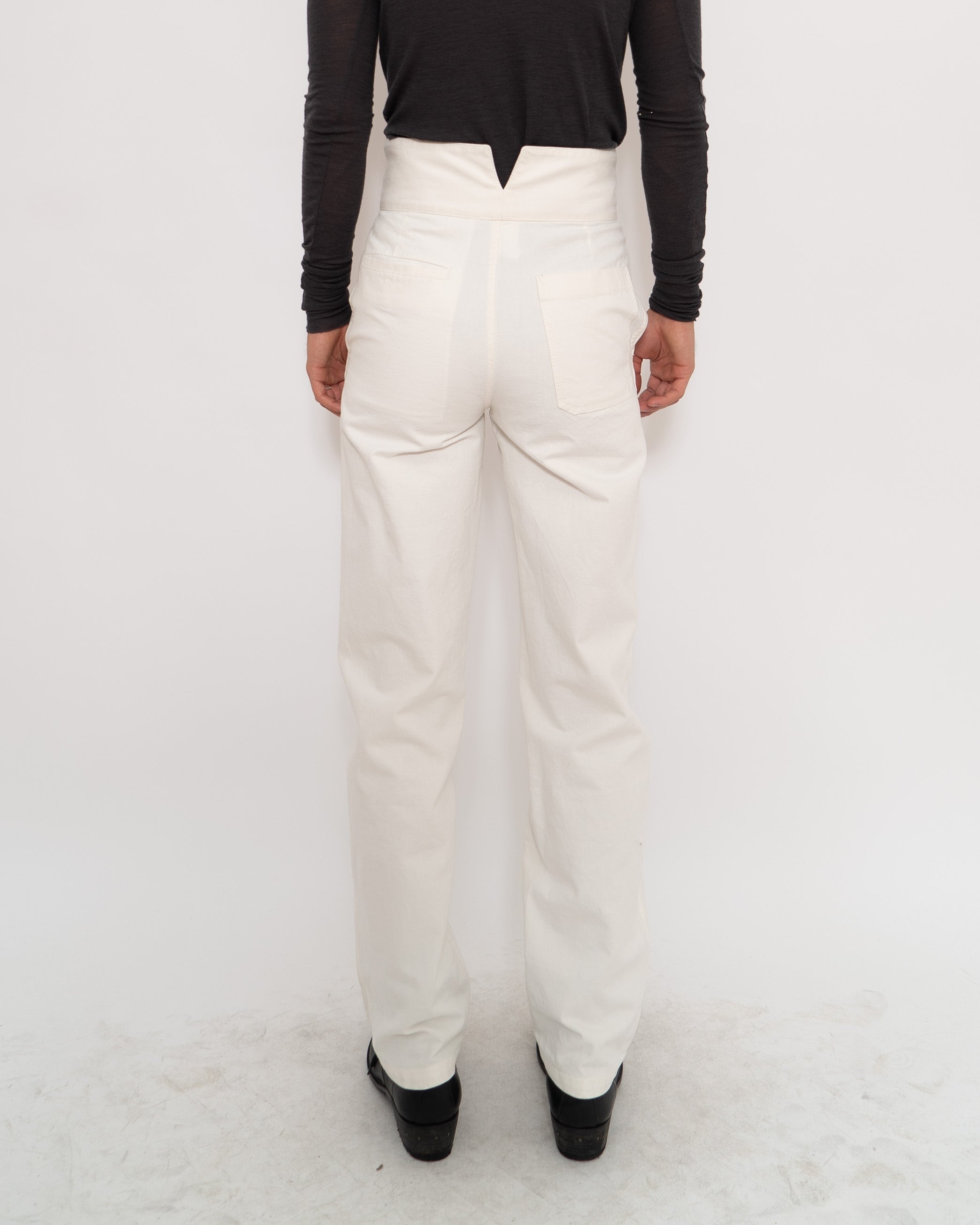 SS20 Crystall White Workwear Trousers Sample