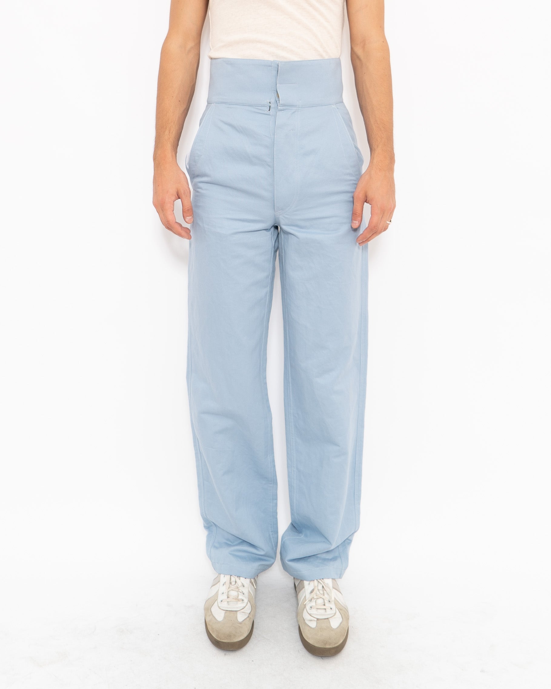 SS20 Light Blue Workwear Trousers Sample